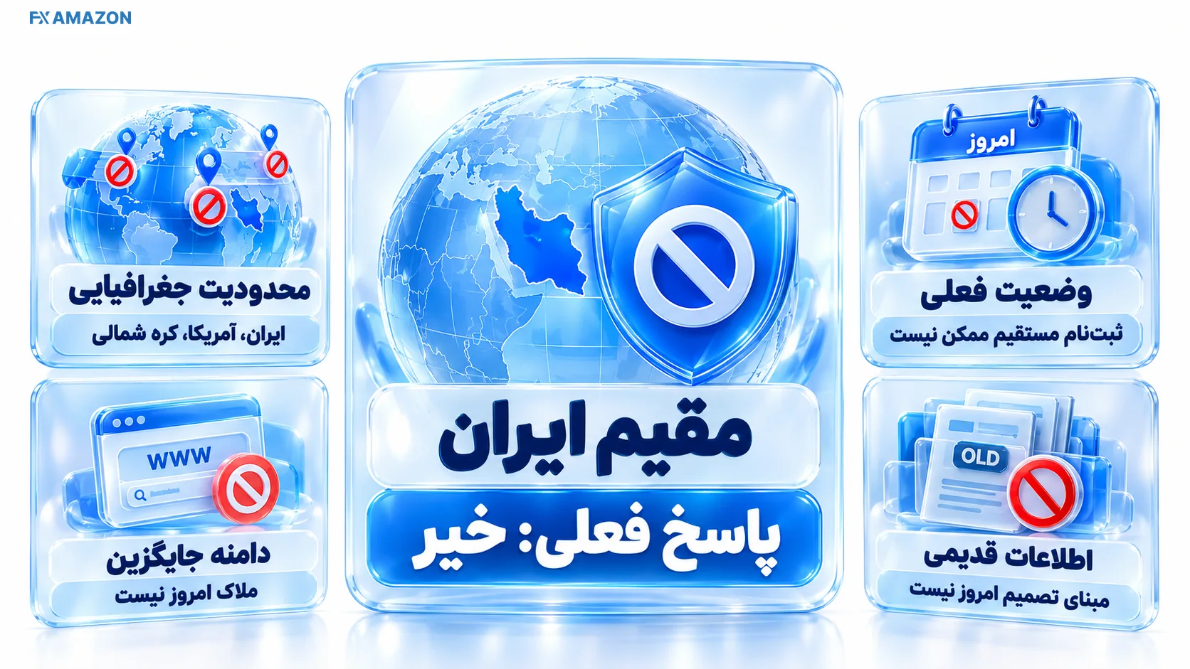 نقشه دسترسی جغرافیایی XS با ایران در وضعیت محدودشده