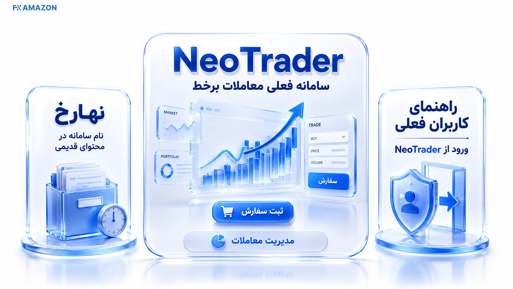 تفاوت نقش NeoTrader، نهارخ و ارشن در خدمات نهایت نگر
